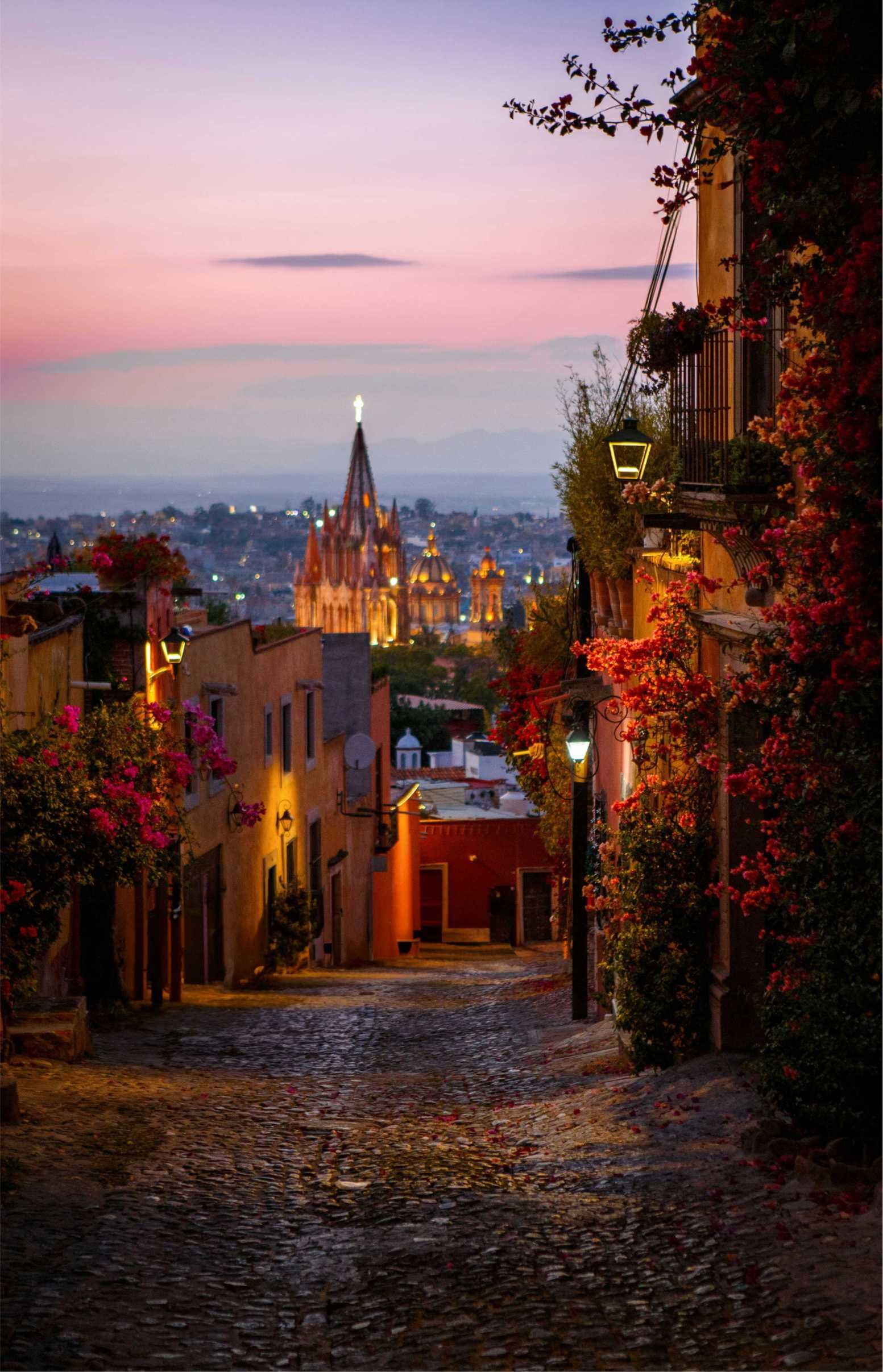 San Miguel de Allende de noche
